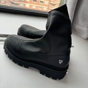 NAKED WOLFE BLACK BOOTS
